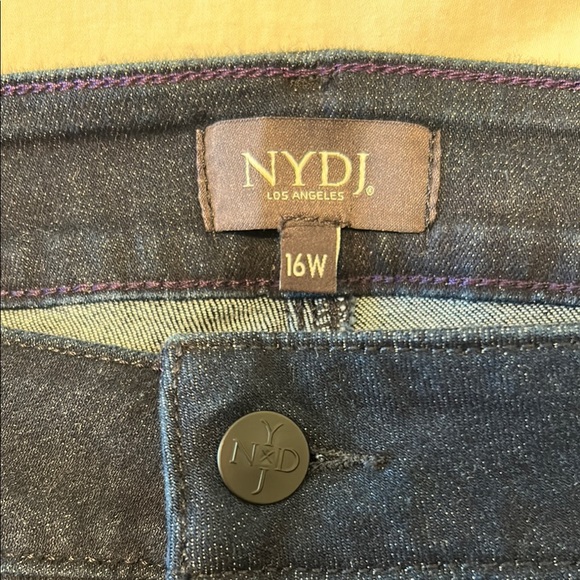 NYDJ Women's Barbara Boot Cut Jeans - Dark Blue - Picture 3 of 6